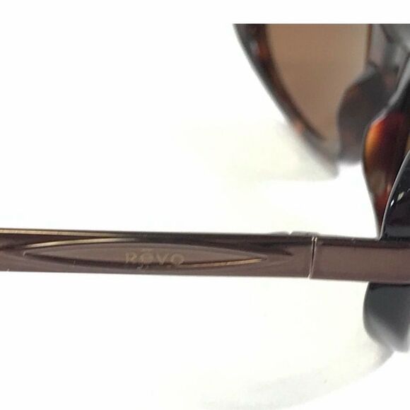 REVO 2508 302/K2 Brown Oval Sunglasses Tortoise Frames Vintage Style main image 6